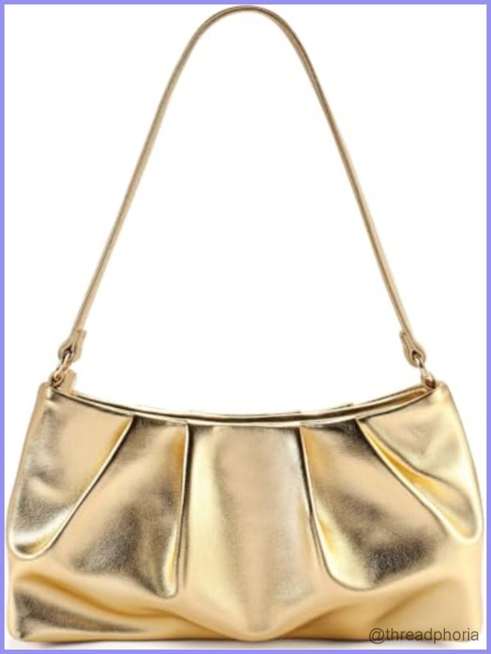 Women's Pleated Evening Clutch Purse with Detachable Chain and Shoulder Strap -